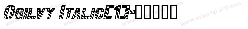 Ogilvy Italic(1)字体转换